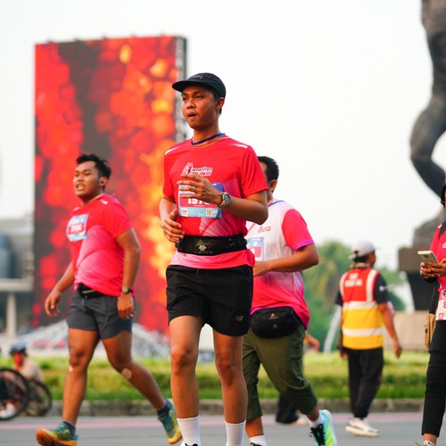 Race photo from SMARTFREN RUN 2026
