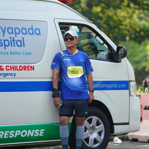 Race photo from BOGORUN 2026