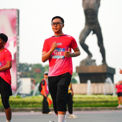 Race photo from SMARTFREN RUN 2026