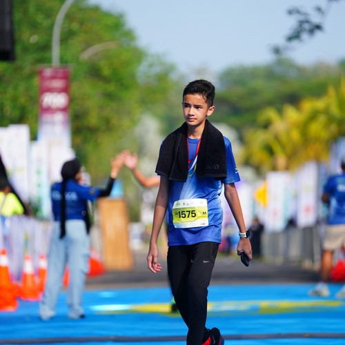Race photo from BOGORUN 2026