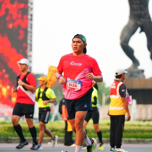 Race photo from SMARTFREN RUN 2026