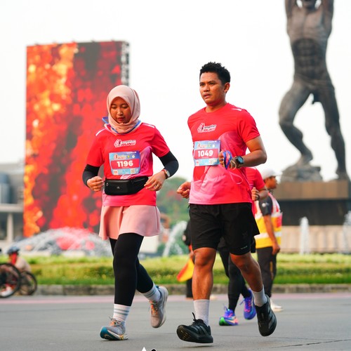 Race photo from SMARTFREN RUN 2026