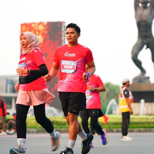 Race photo from SMARTFREN RUN 2026
