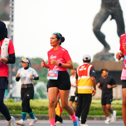 Race photo from SMARTFREN RUN 2026