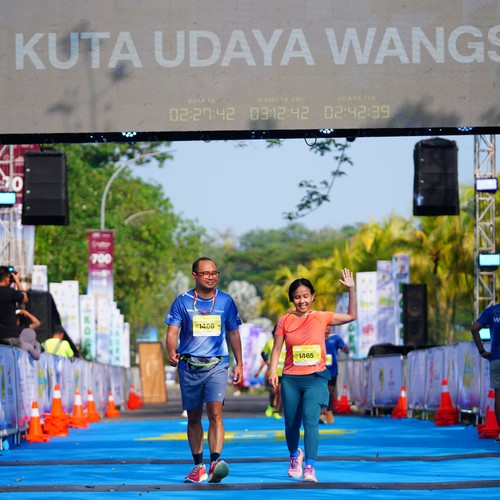 Race photo from BOGORUN 2026