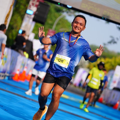 Race photo from BOGORUN 2026