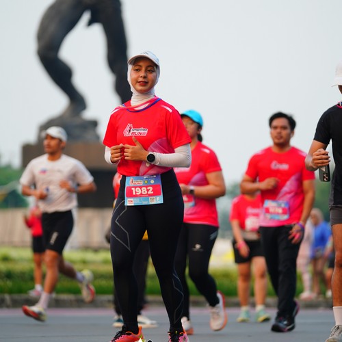 Race photo from SMARTFREN RUN 2026