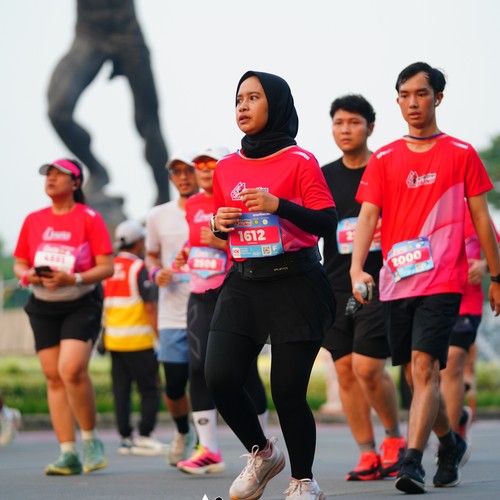 Race photo from SMARTFREN RUN 2026