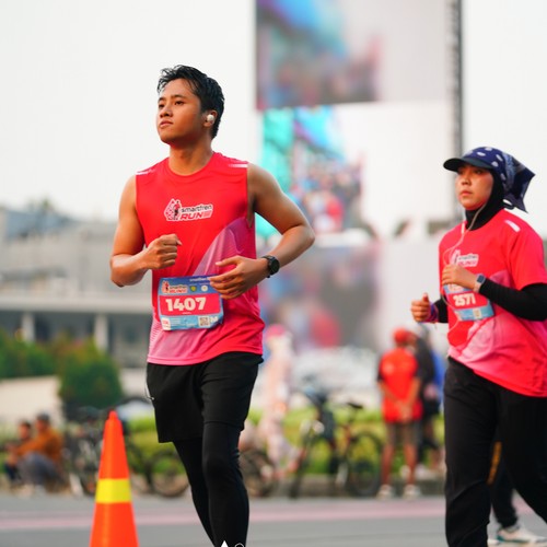 Race photo from SMARTFREN RUN 2026