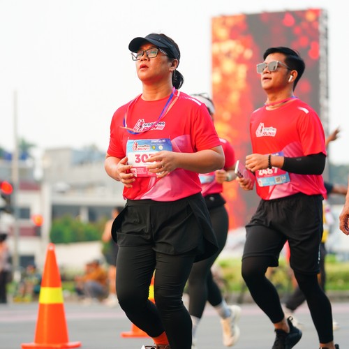 Race photo from SMARTFREN RUN 2026