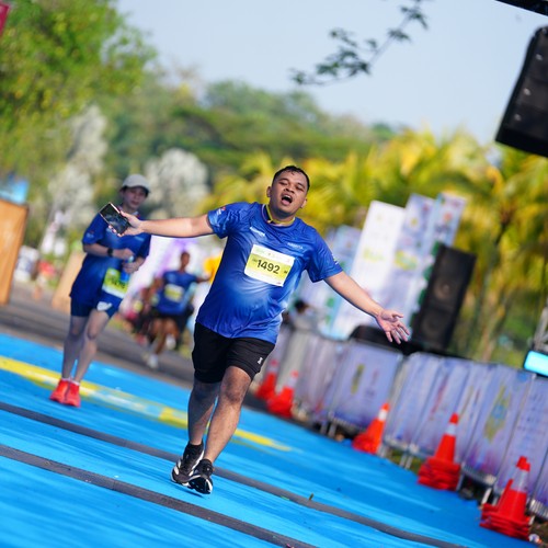 Race photo from BOGORUN 2026
