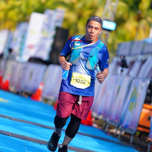 Race photo from BOGORUN 2026