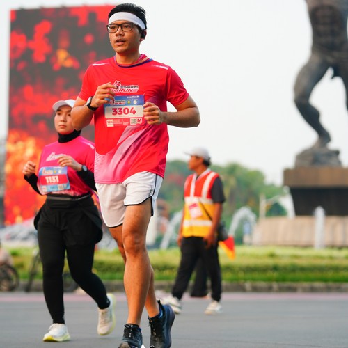 Race photo from SMARTFREN RUN 2026