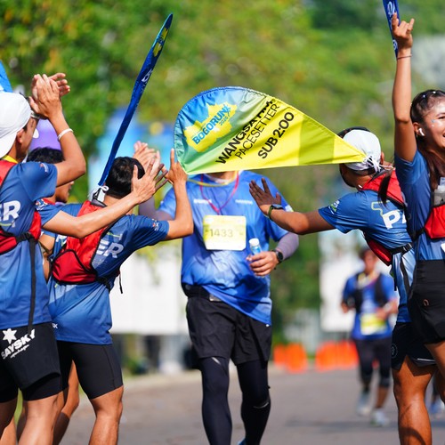 Race photo from BOGORUN 2026