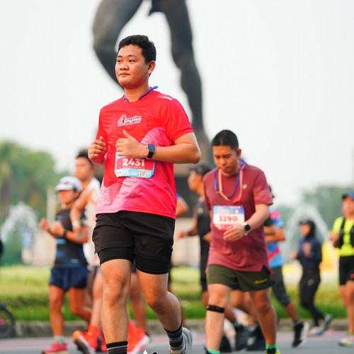 Race photo from SMARTFREN RUN 2026