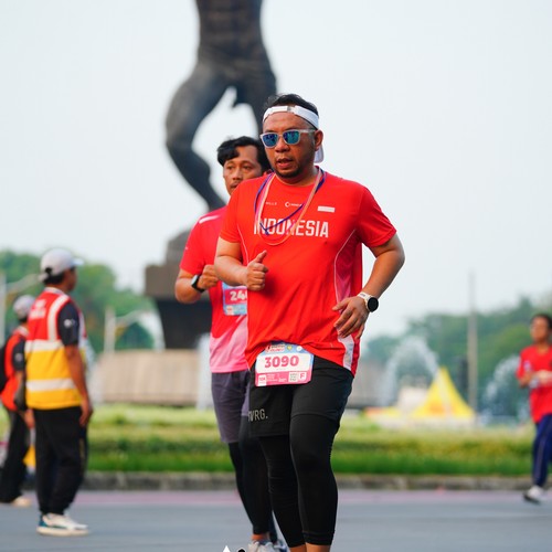 Race photo from SMARTFREN RUN 2026