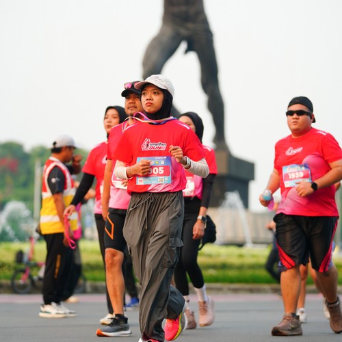 Race photo from SMARTFREN RUN 2026