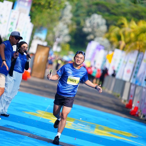 Race photo from BOGORUN 2026