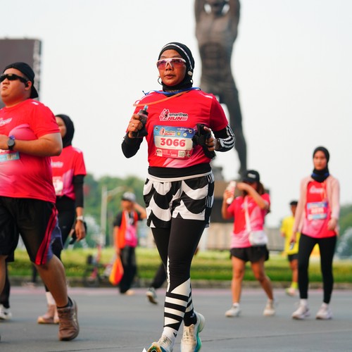 Race photo from SMARTFREN RUN 2026