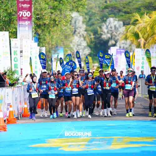 Race photo from BOGORUN 2026