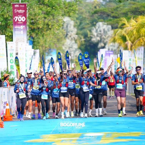 Race photo from BOGORUN 2026