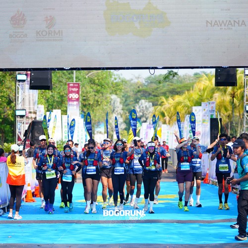 Race photo from BOGORUN 2026