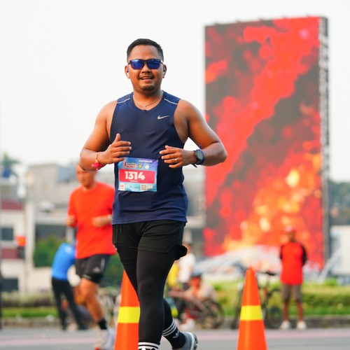 Race photo from SMARTFREN RUN 2026