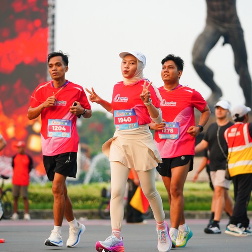 Race photo from SMARTFREN RUN 2026