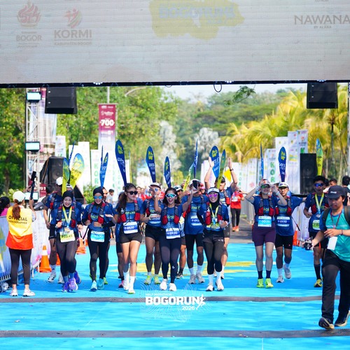 Race photo from BOGORUN 2026