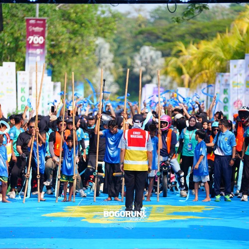 Race photo from BOGORUN 2026