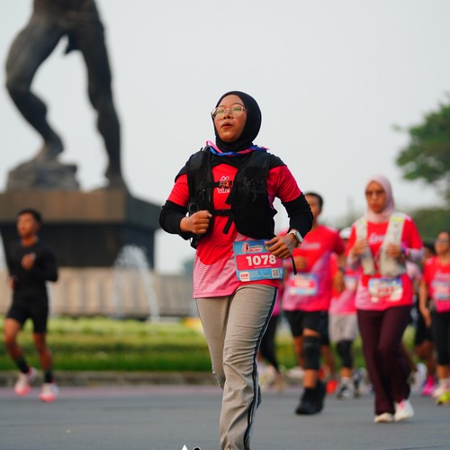 Race photo from SMARTFREN RUN 2026