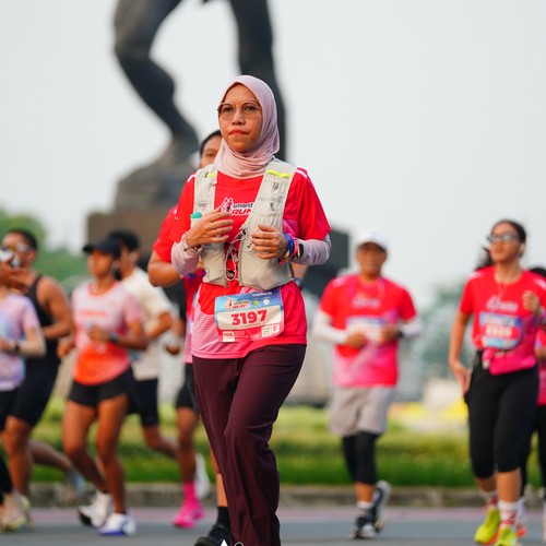 Race photo from SMARTFREN RUN 2026