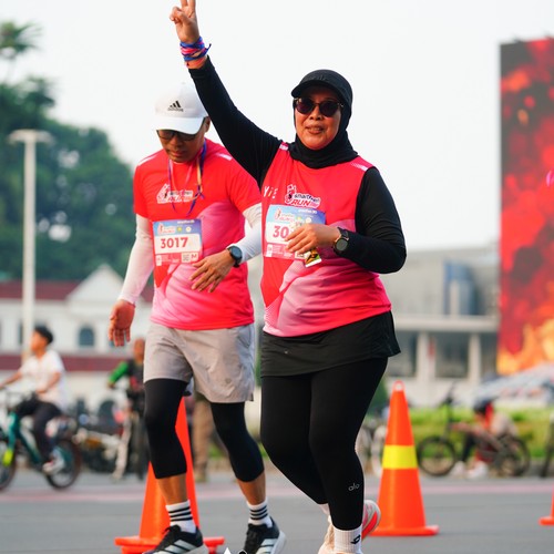Race photo from SMARTFREN RUN 2026