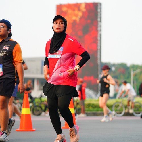 Race photo from SMARTFREN RUN 2026