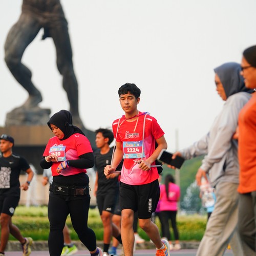 Race photo from SMARTFREN RUN 2026