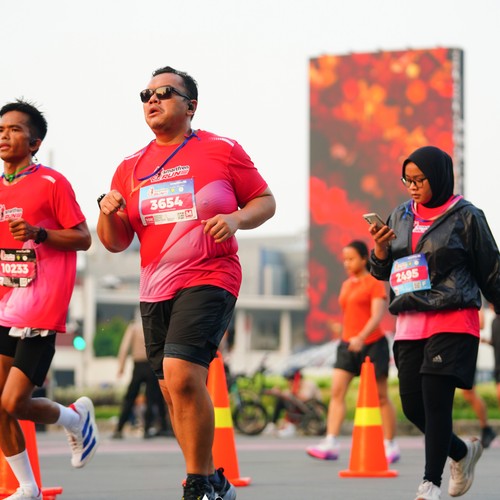 Race photo from SMARTFREN RUN 2026