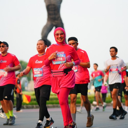 Race photo from SMARTFREN RUN 2026