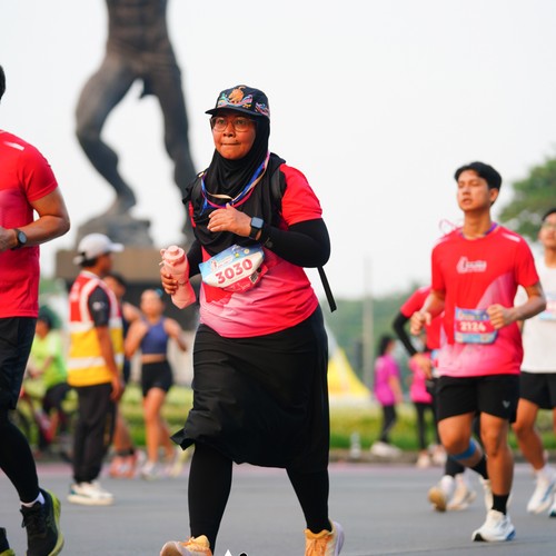 Race photo from SMARTFREN RUN 2026