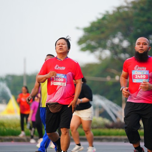 Race photo from SMARTFREN RUN 2026