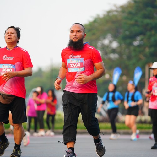 Race photo from SMARTFREN RUN 2026