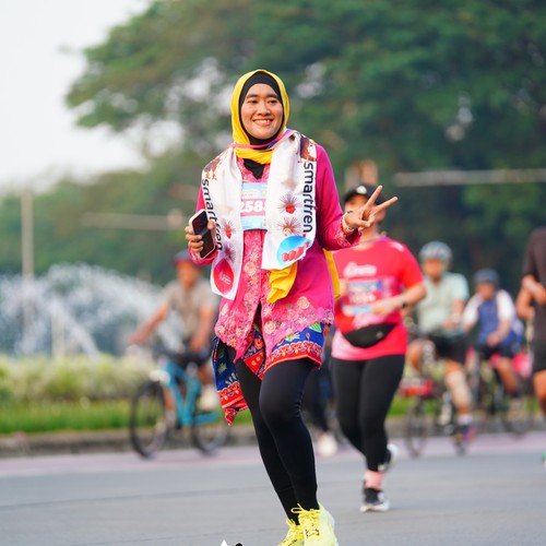 Race photo from SMARTFREN RUN 2026