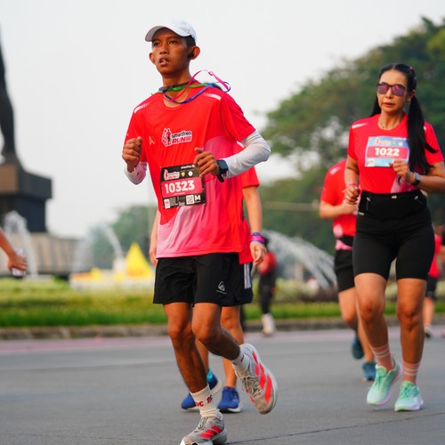 Race photo from SMARTFREN RUN 2026