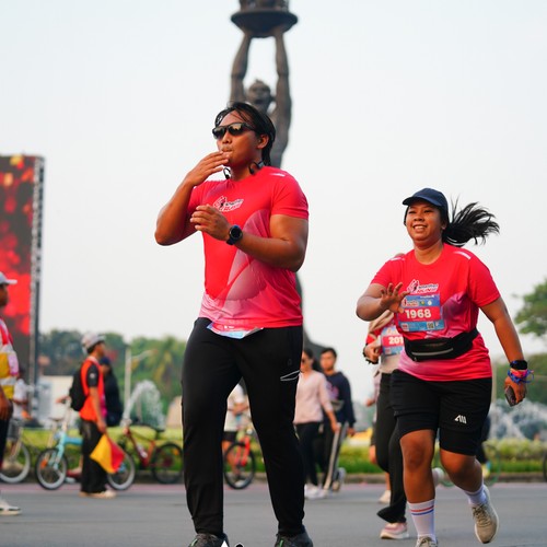 Race photo from SMARTFREN RUN 2026