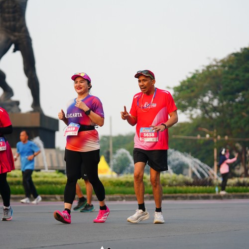 Race photo from SMARTFREN RUN 2026