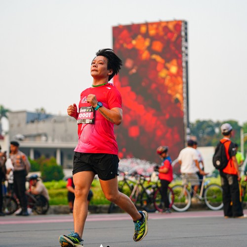 Race photo from SMARTFREN RUN 2026