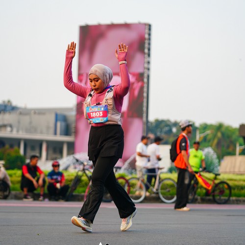 Race photo from SMARTFREN RUN 2026