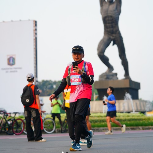 Race photo from SMARTFREN RUN 2026