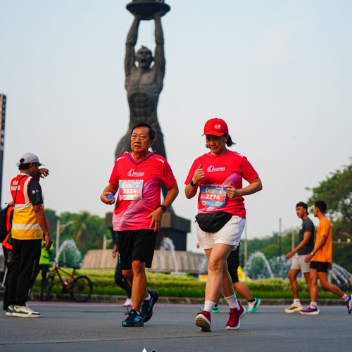 Race photo from SMARTFREN RUN 2026