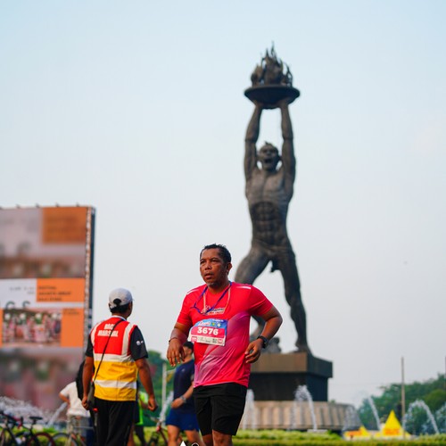 Race photo from SMARTFREN RUN 2026