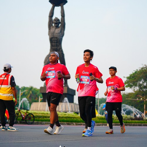 Race photo from SMARTFREN RUN 2026